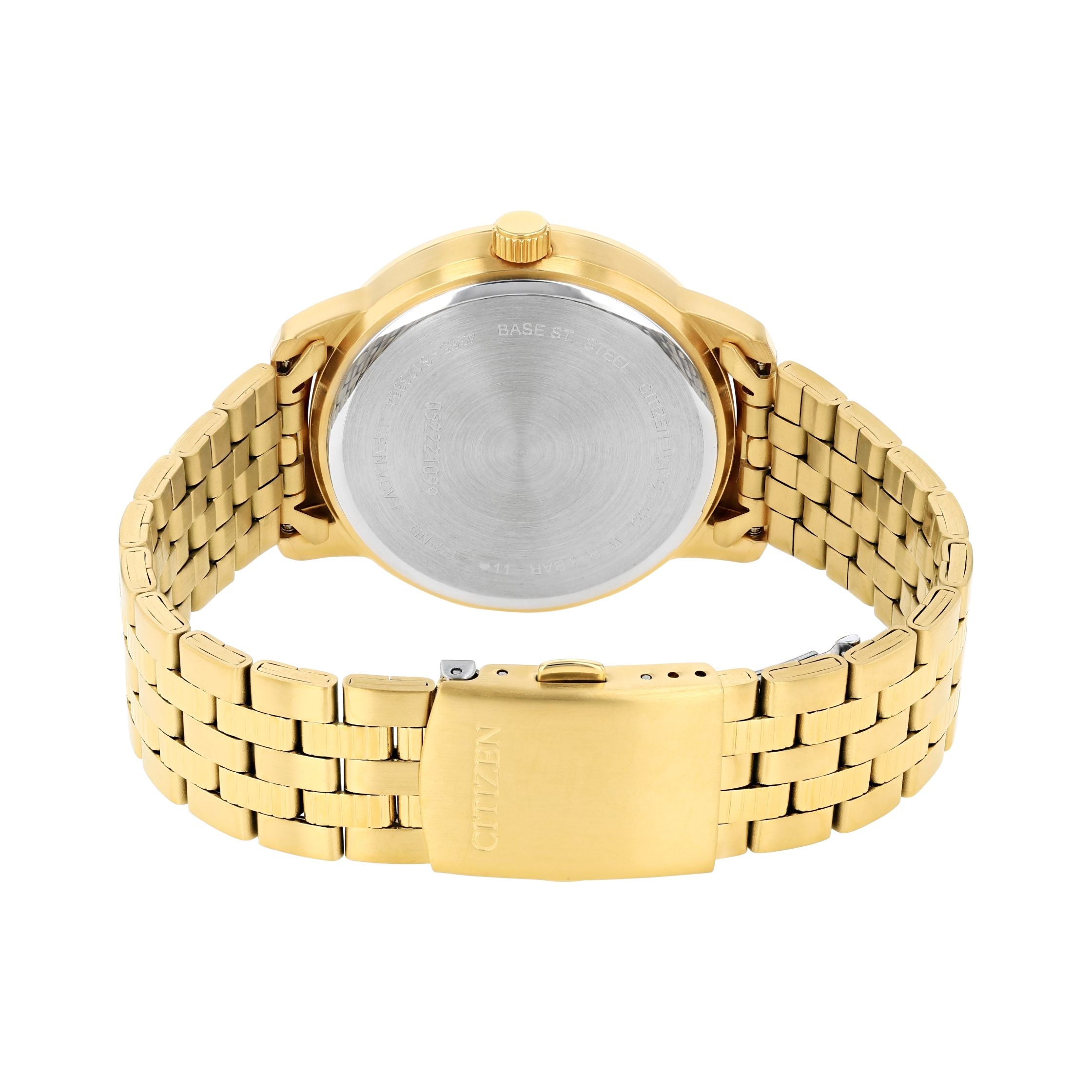 ساعة سبيشل سيتيزن الرجالية بحركة كوارتز ولون مينا ذهبي - DZ0052-51P