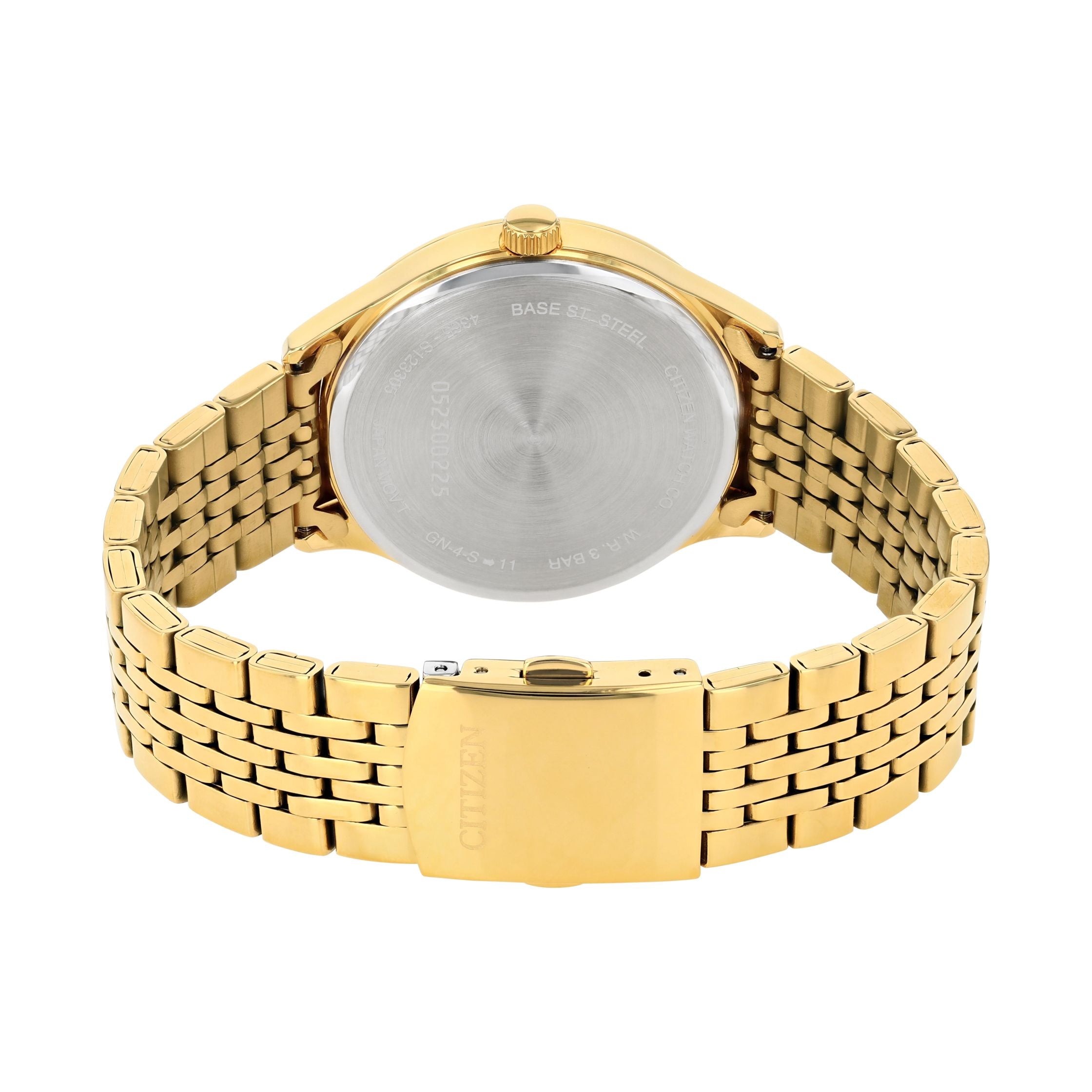 ساعة سبيشل سيتيزن الرجالية بحركة كوارتز ولون مينا ذهبي - DZ0062-58P