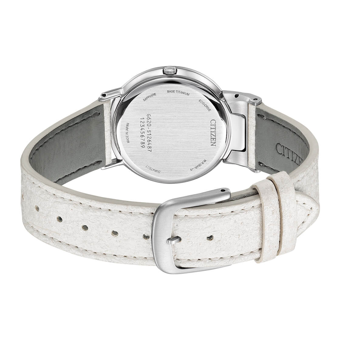 Citizen Women's Optical Powered Movement White Dial Watch - EG7091-14A