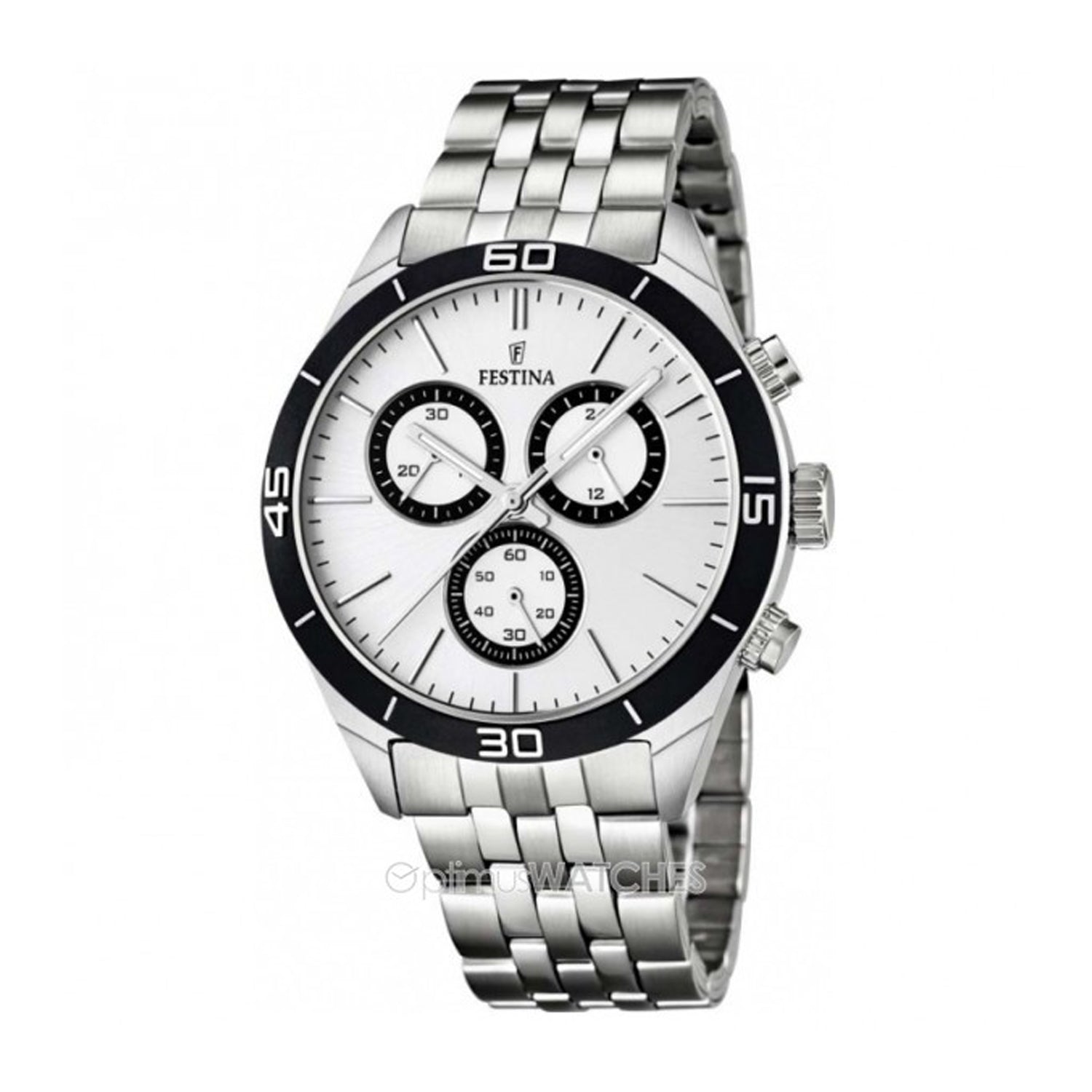 ساعة فيستينا الرجالية بحركة كوارتز ولون مينا فضي - F16762/1