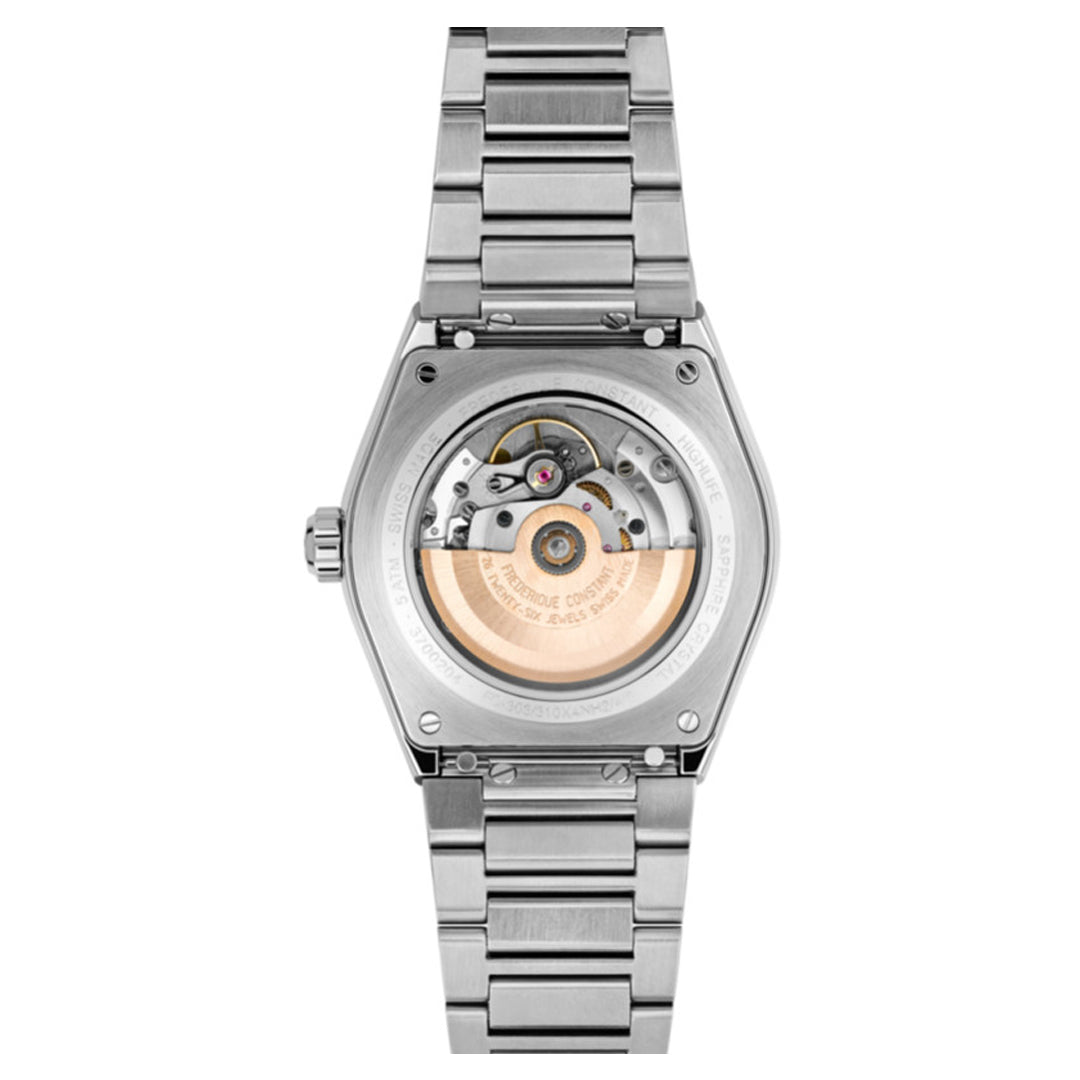 ساعة فريدريك كونستانت الرجالية بحركة أوتوماتيكية ولون مينا أزرق - FC-0159+STRAP