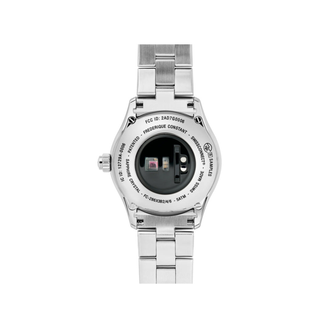 ساعة فريدريك كونستانت النسائية بحركة كوارتز ولون مينا أزرق - FC-0175+L