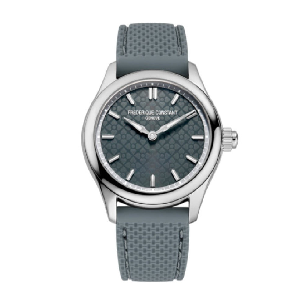 ساعة فريدريك كونستانت النسائية بحركة كوارتز ولون مينا أخضر - FC-0198+Charger