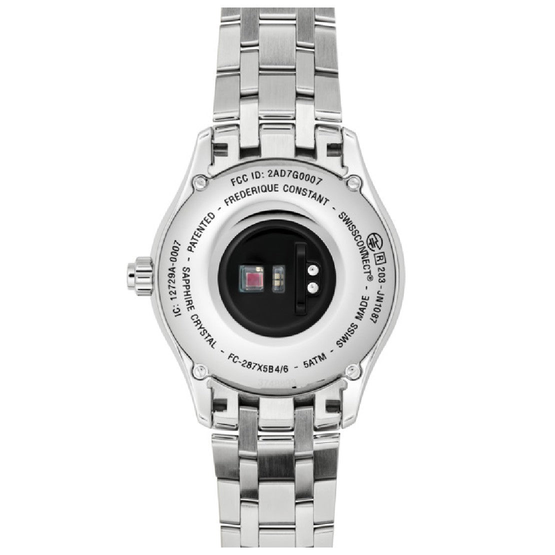 ساعة فريدريك كونستانت الرجالية بحركة كوارتز ولون مينا بني - FC-0200+Charger