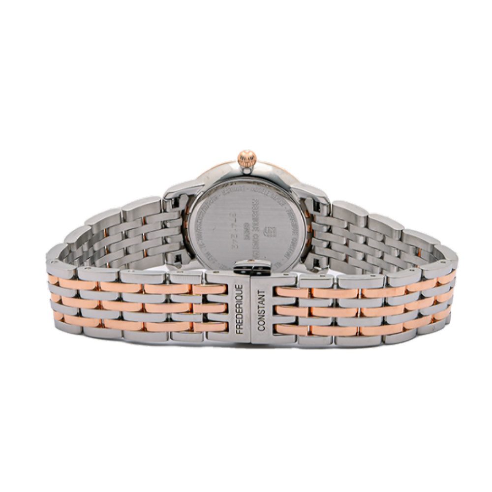 ساعة فريدريك كونستانت النسائية بحركة كوارتز ولون مينا أزرق - FC-0172