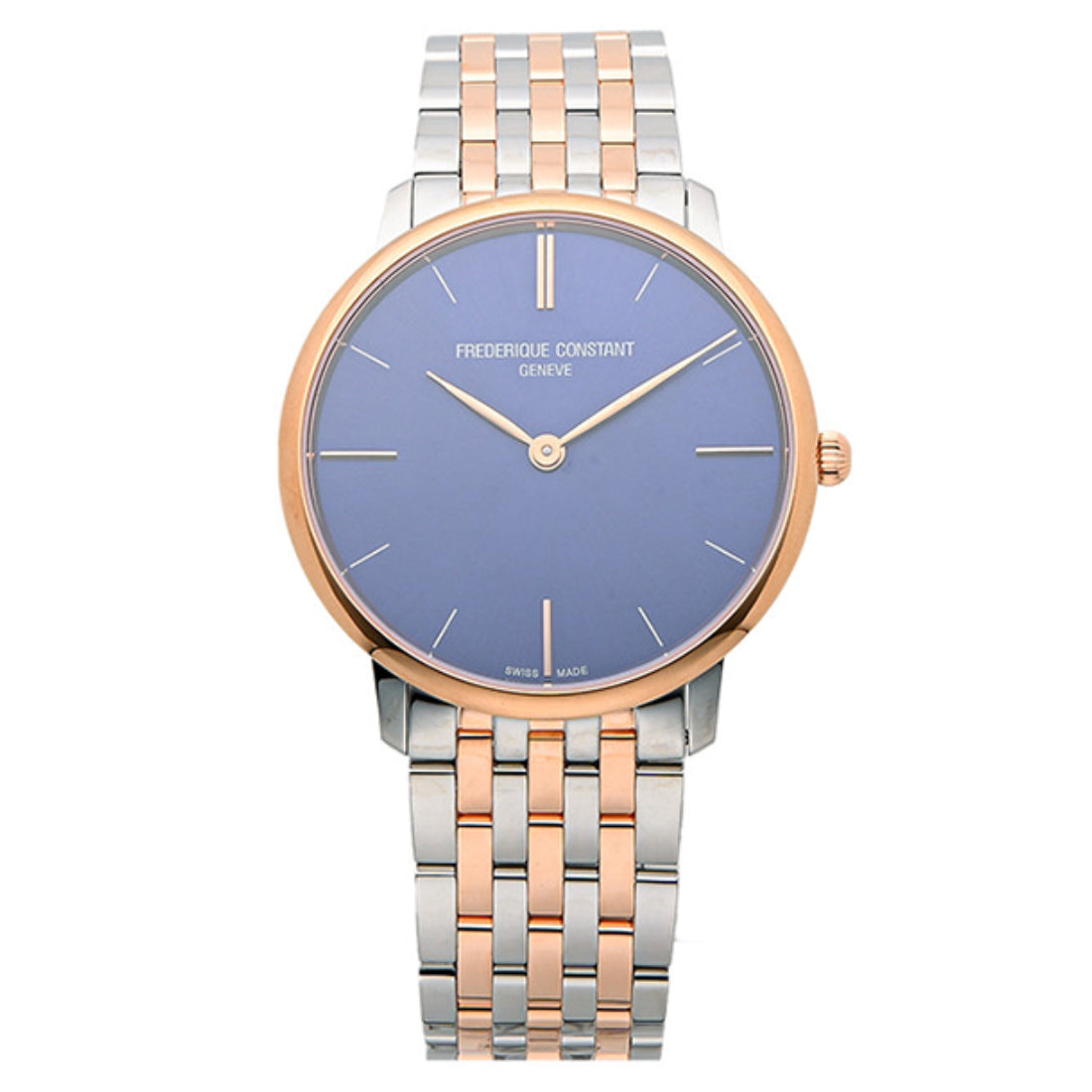 ساعة فريدريك كونستانت الرجالية بحركة كوارتز ولون مينا أزرق - FC-0173
