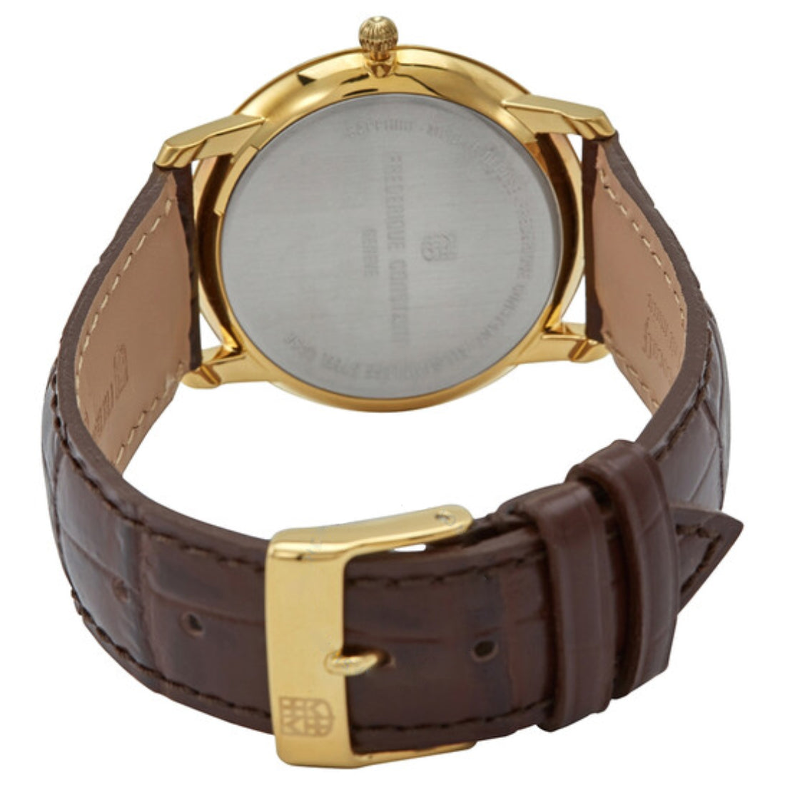 ساعة فريدريك كونستانت الرجالية بحركة كوارتز ولون مينا أبيض - FC-0136