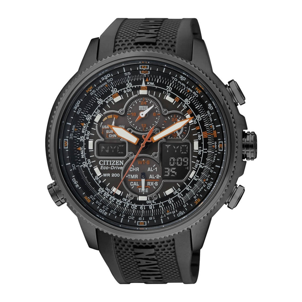 Citizen eco drive navihawk black sale