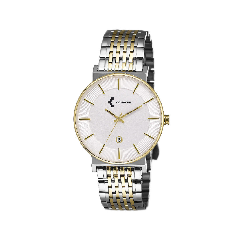 Kylemore Men's Quartz White Dial Watch - KM-0074