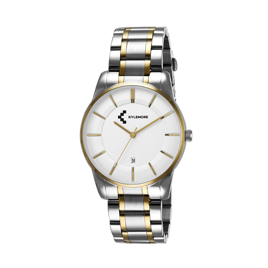 Kylemore Men's and Women's Quartz White Dial Watch - KM-0112