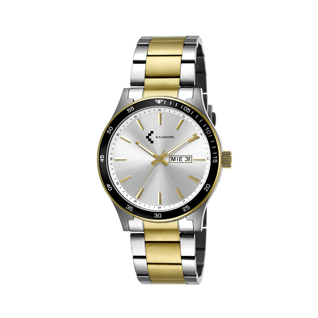 Kylymore Men's and Women's Quartz Watch, Silver Dial - KM-0128