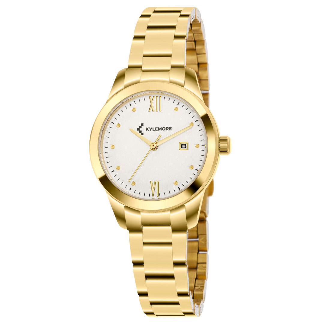 Kylemore Women's Quartz Watch with Silver White Dial - KM-1037B