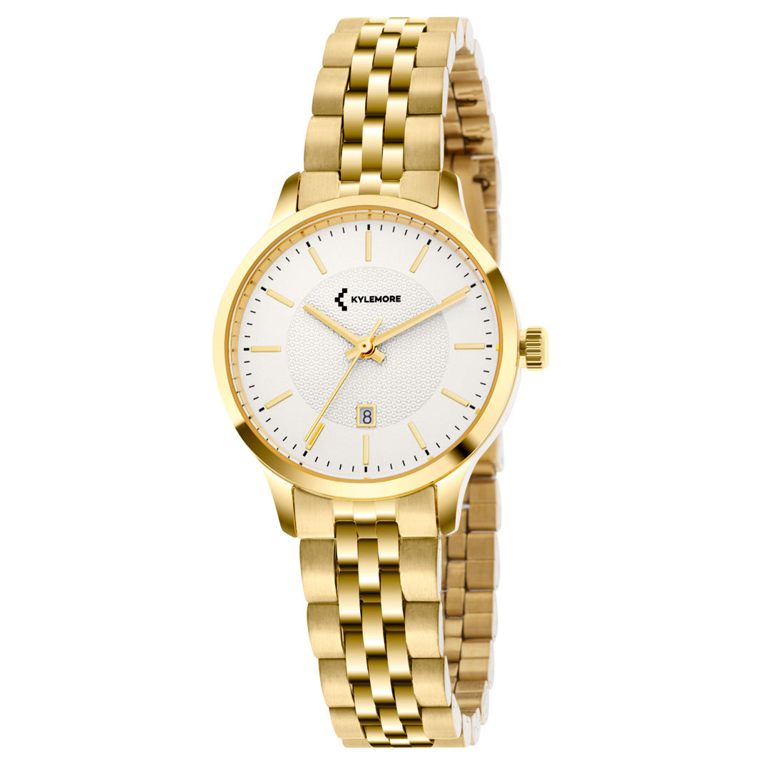 Kylemore Women's Quartz Watch with Silver White Dial - KM-1051B