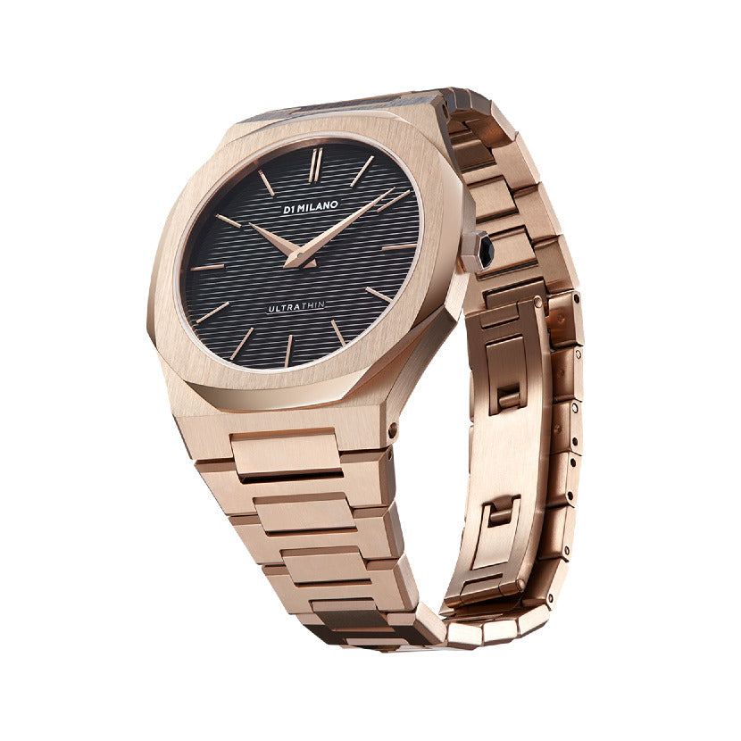 D1 Milano Men's Quartz Watch, Black Dial - ML-0208