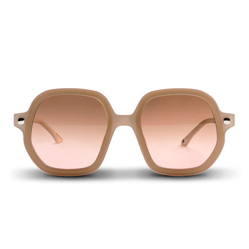 نظارات شمسية باللون البيج للنساء من سيفين فرايداي - SFSG-0020