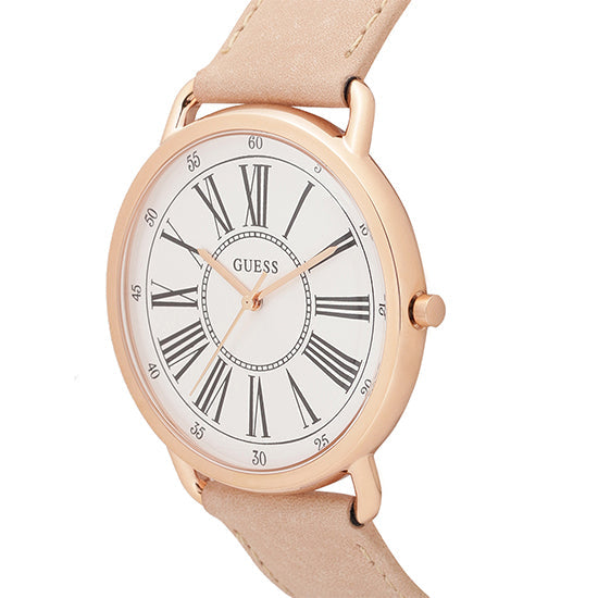 Guess Women's Quartz Watch, Silver Dial - GW-0070