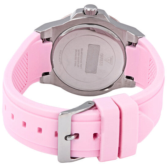 ساعة جيس النسائية بحركة كوارتز ولون مينا أبيض - GW-0138