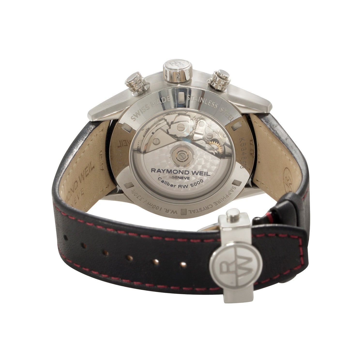 ساعة ريموند ويل الرجالية بحركة أوتوماتيكية ولون مينا أسود - RW-0145