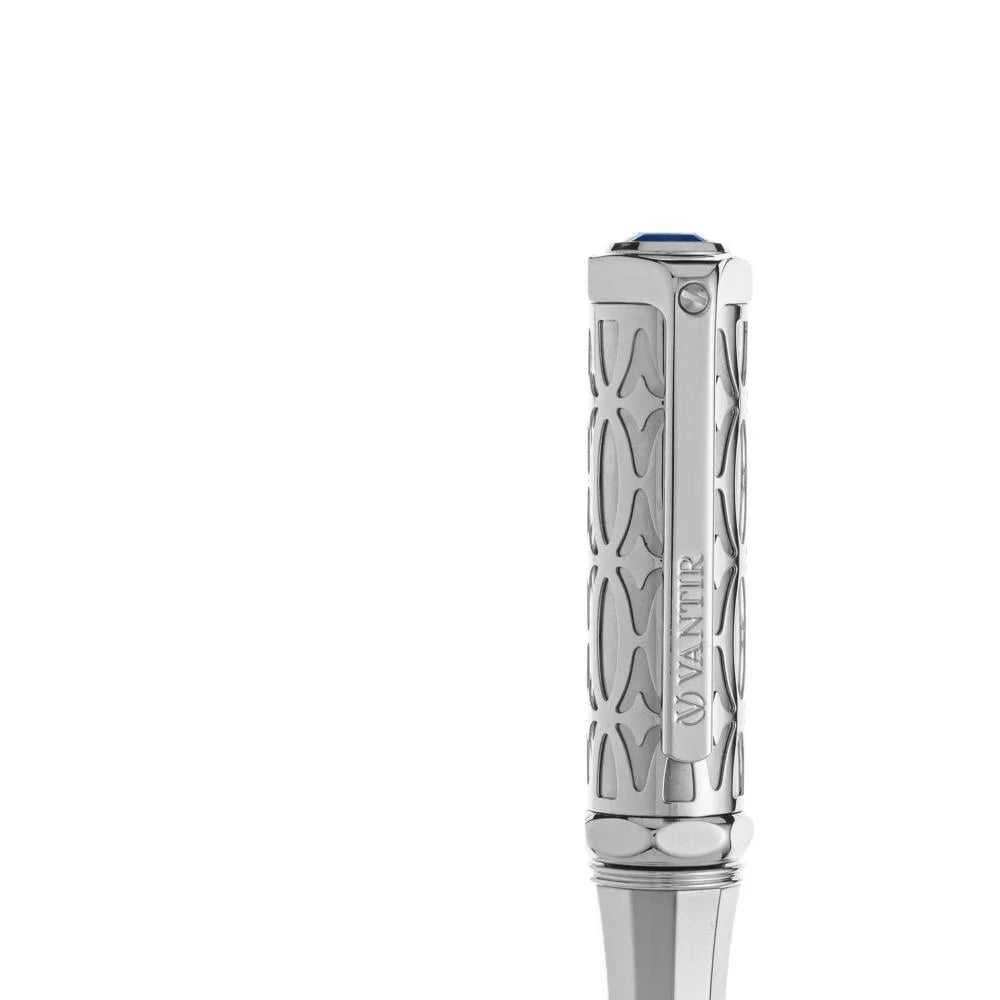 Vantir Royal Silver Pen, Engraved with a Custom Design VNTPEN-0001