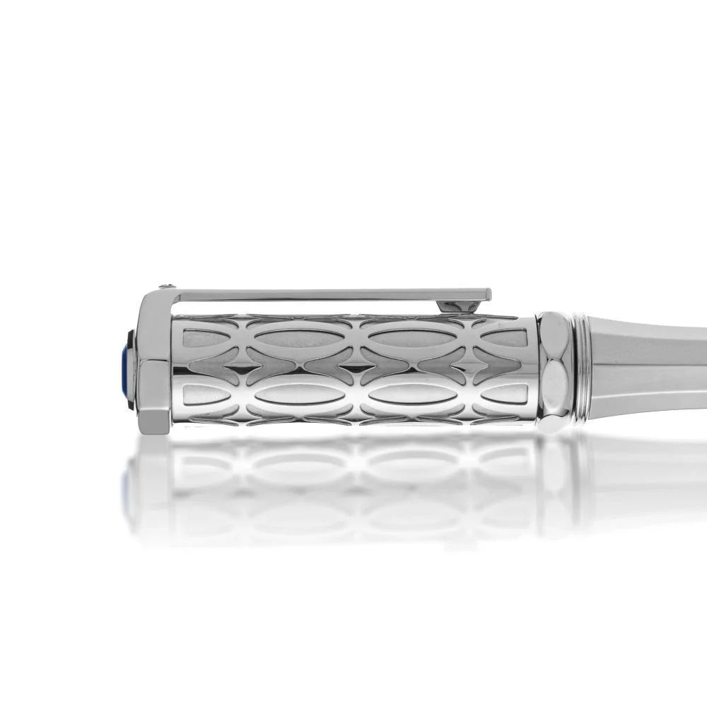 Vantir Royal Silver Pen, Engraved with a Custom Design VNTPEN-0001