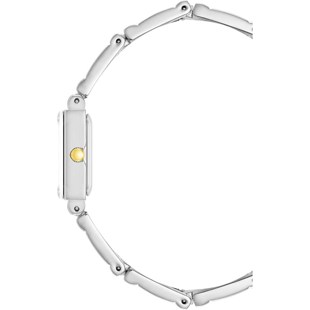 ساعة آن كلاين نسائية بحركة كوارتز وميناء أسود – AK-0329