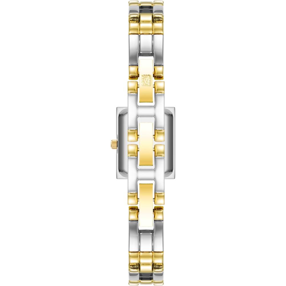 ساعة آن كلاين نسائية بحركة كوارتز وميناء أسود – AK-0329