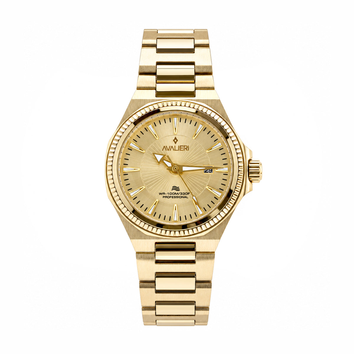 Avalieri Women's Quartz Watch with White Dial - AV-2764D