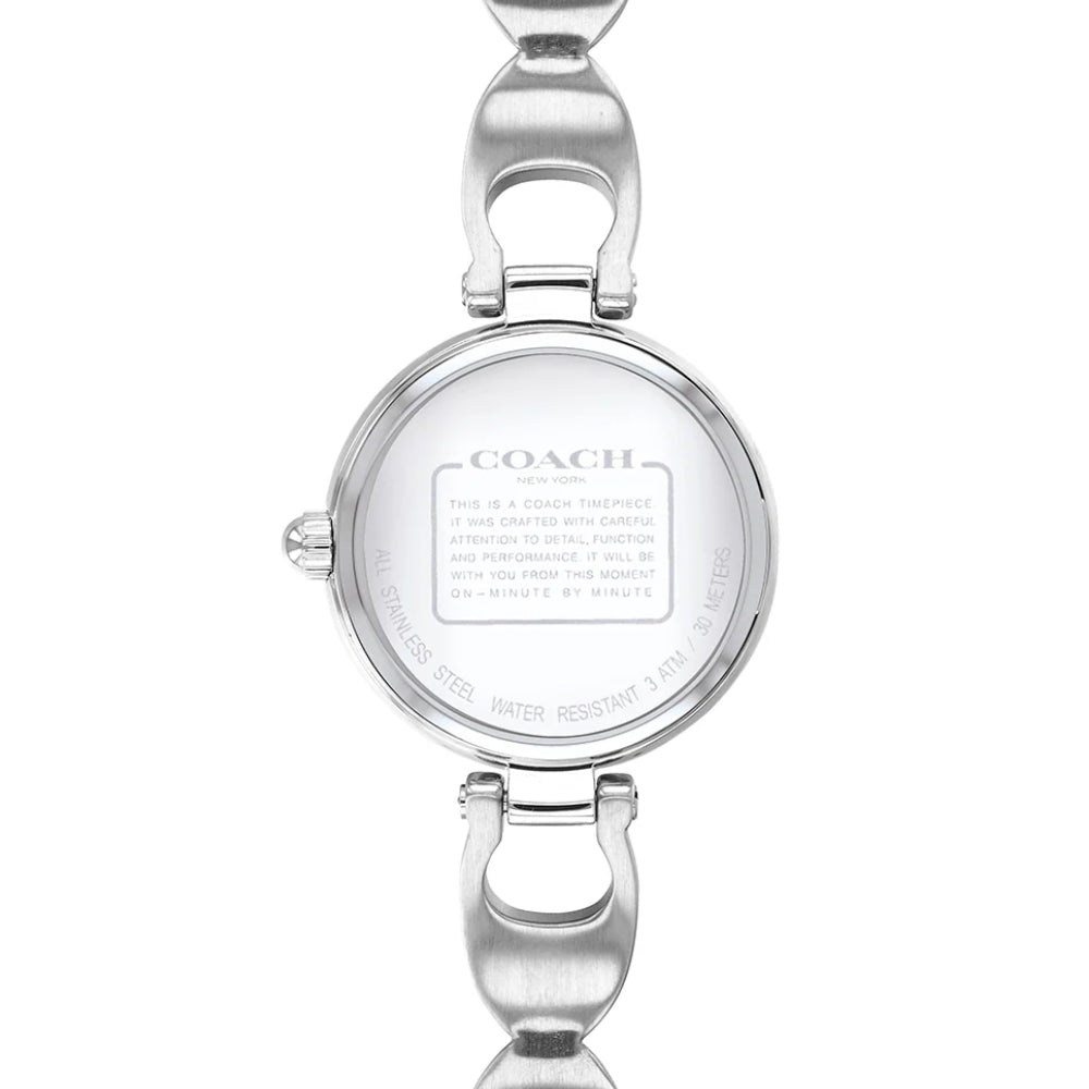 Coach Women's Quartz Watch with Silver Dial - COH-0013