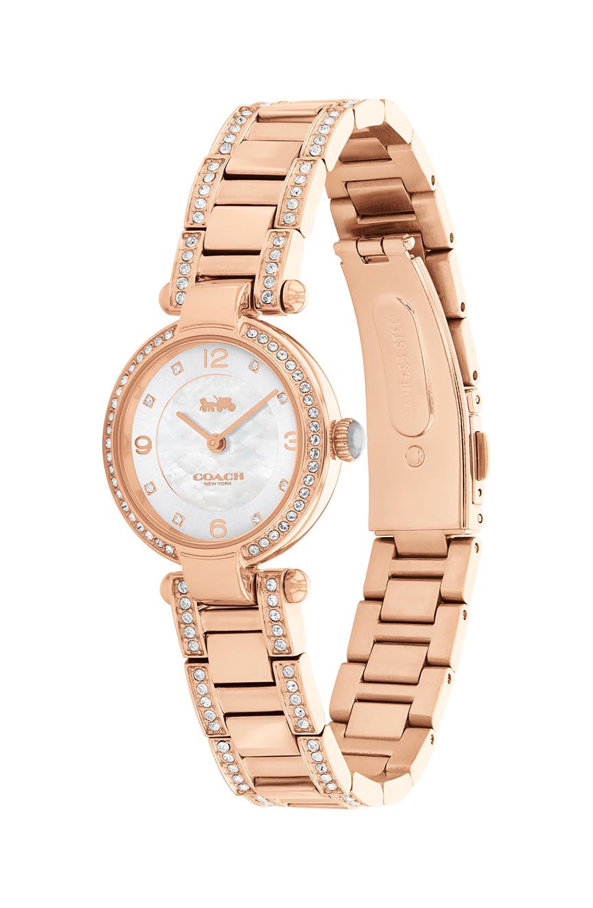 Coach Women's Carrie Sophisticated Watch with Pearl Crystal Dial COH-0050