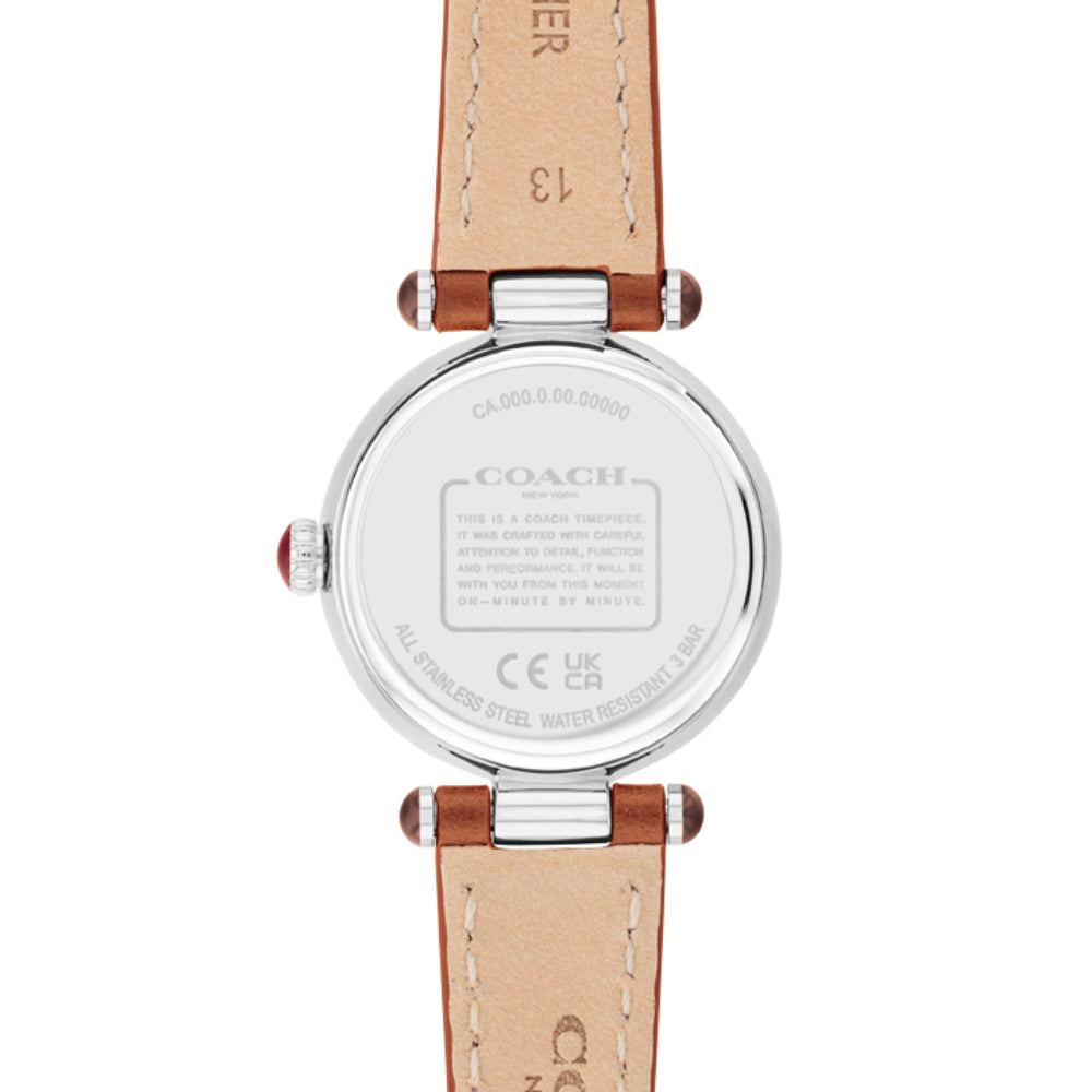 Coach Women's Watch, Quartz Movement, White Dial - COH-0008