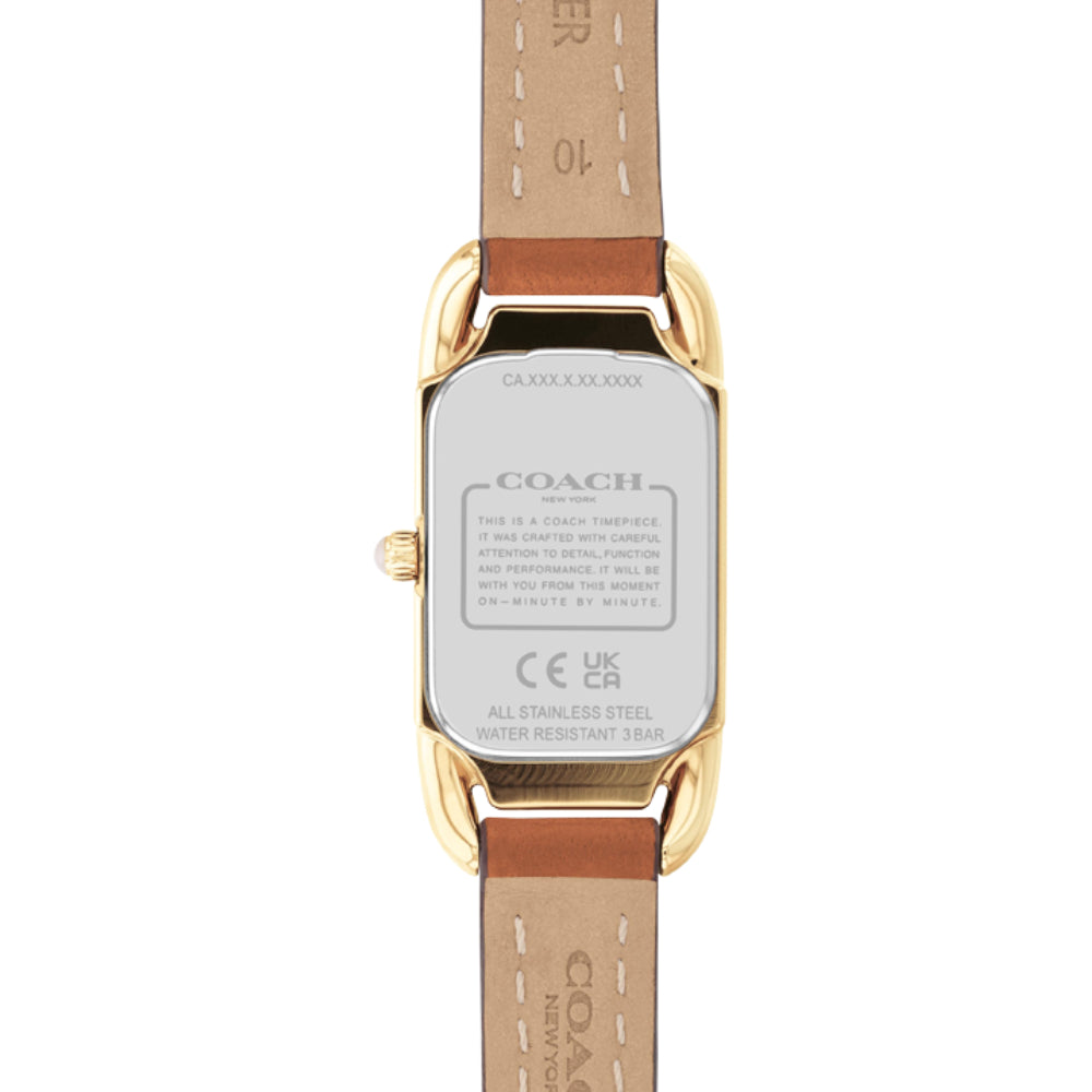 Coach Women's Quartz Watch with Pearly White Dial - COH-0039