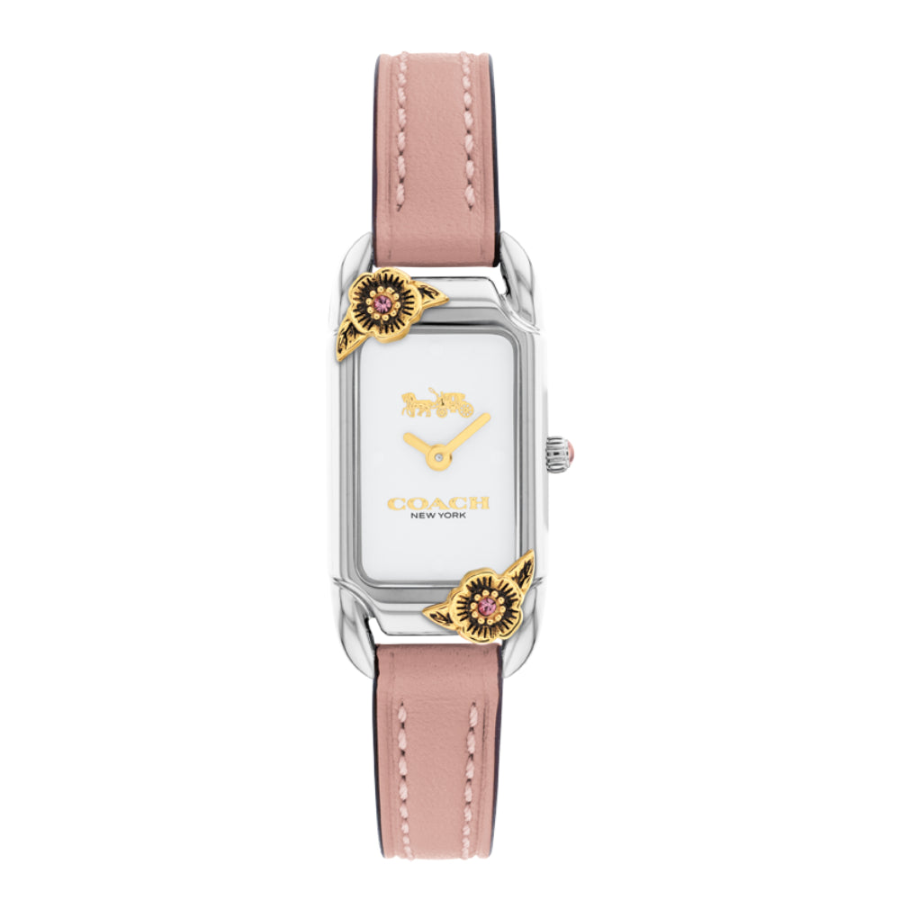 Coach Women's Quartz Watch with White Dial - COH-0040