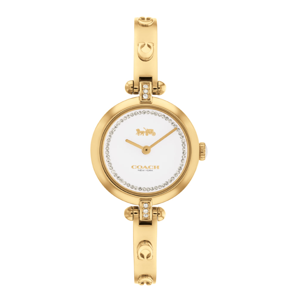 Coach Women's Watch, Quartz Movement, White Dial - COH-0021