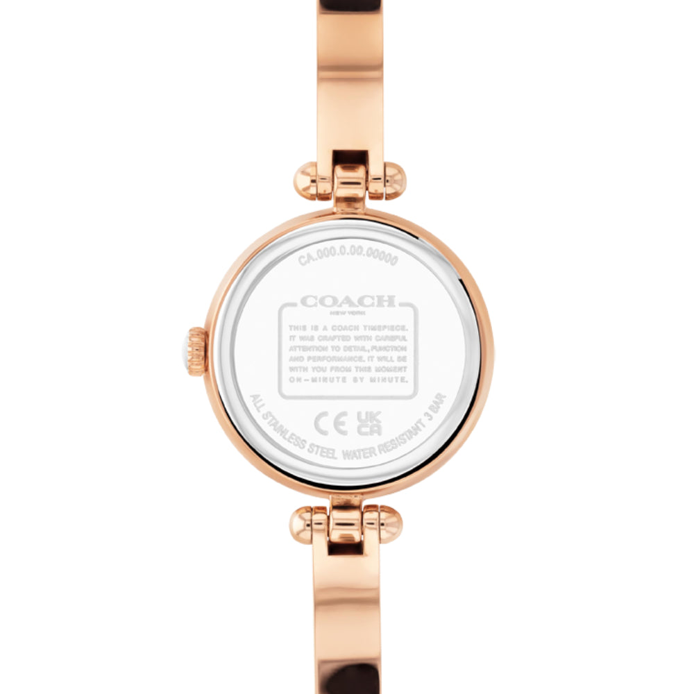 Coach Women's Quartz Watch with White Dial - COH-0009