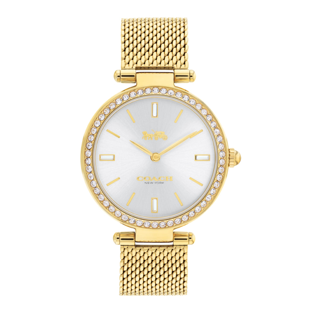 Coach Women's Quartz Watch with Silver Dial - COH-0014