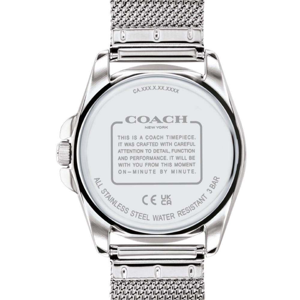 Coach Women's Quartz Watch with Silver Dial - COH-0031