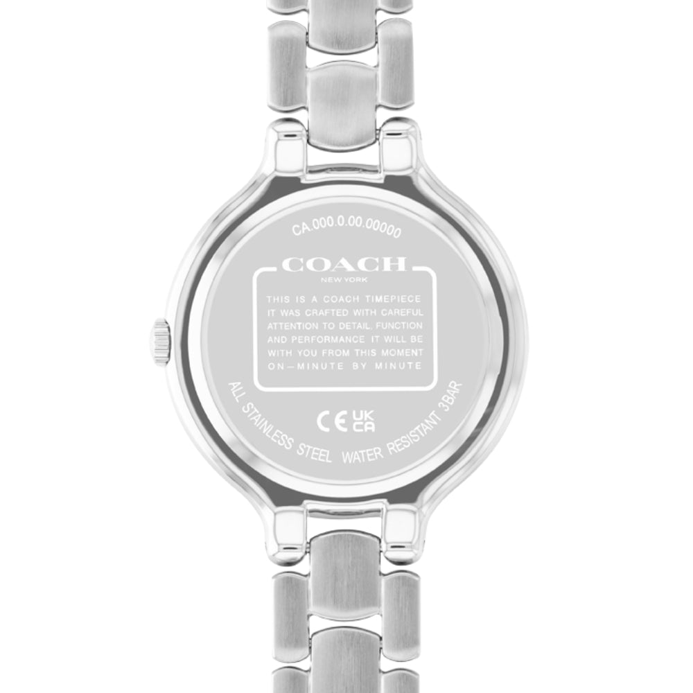 Coach Women's Quartz Watch with Silver Dial - COH-0026