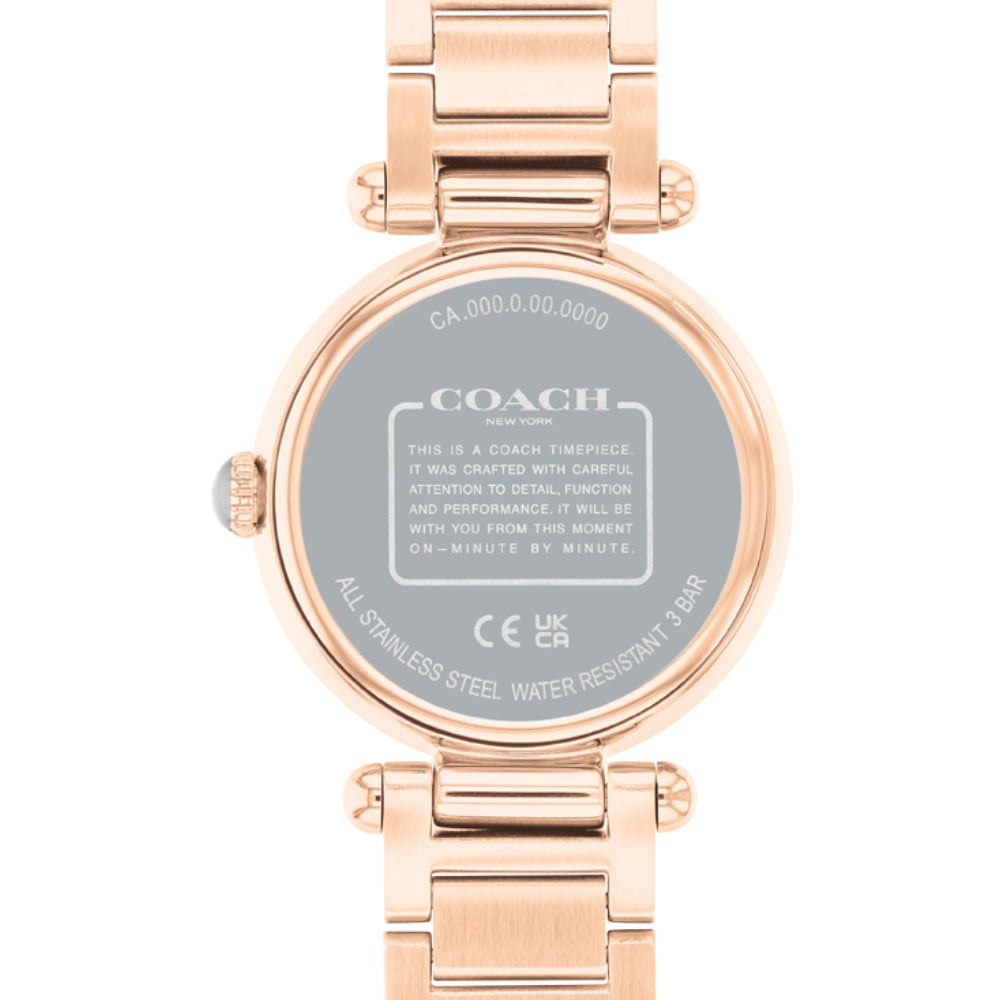 Coach Women's Quartz Watch with Light Gray Pearl Dial - COH-0023