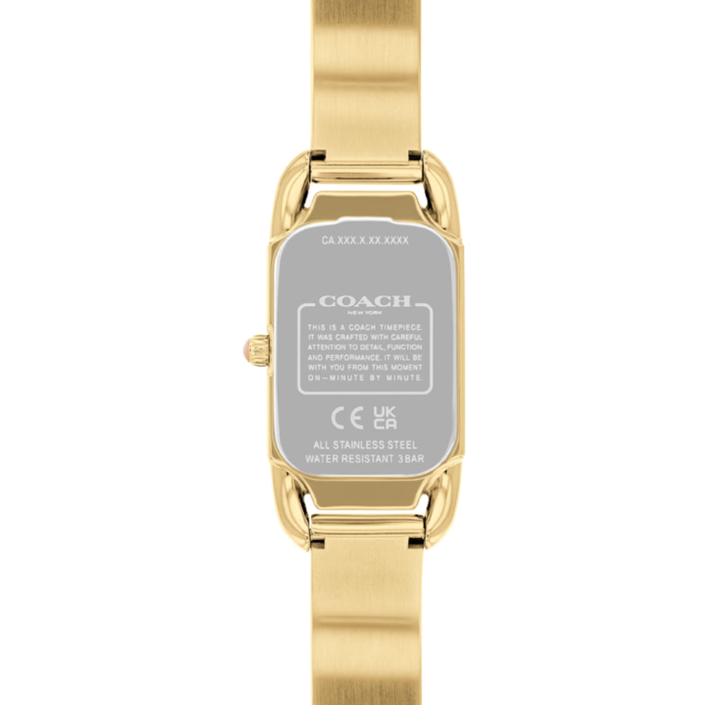 Coach Women's Quartz Watch with Gold Dial - COH-0035