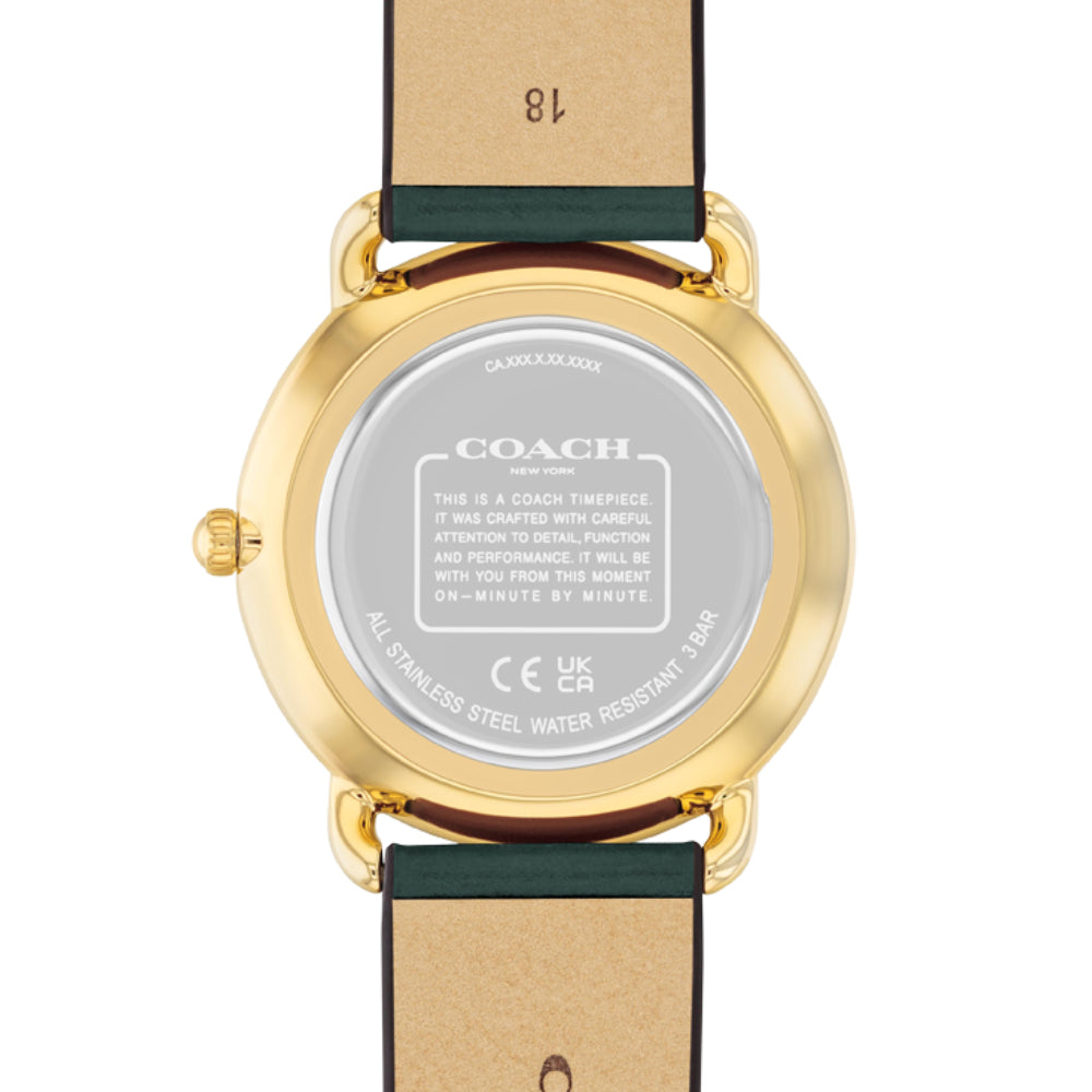 Coach Women's Quartz Watch with Gold Dial - COH-0011