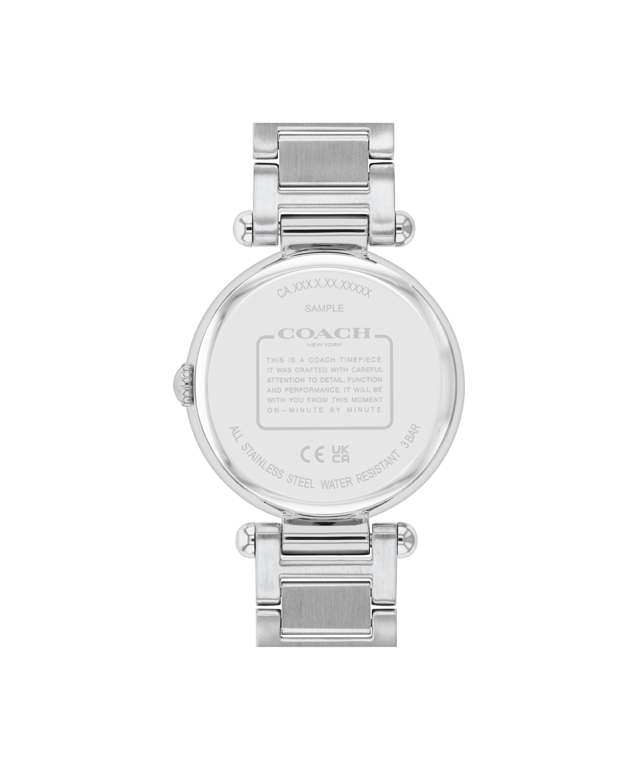 Coach Women's Carrie Dial Crystal Pearl Watch COH-0056