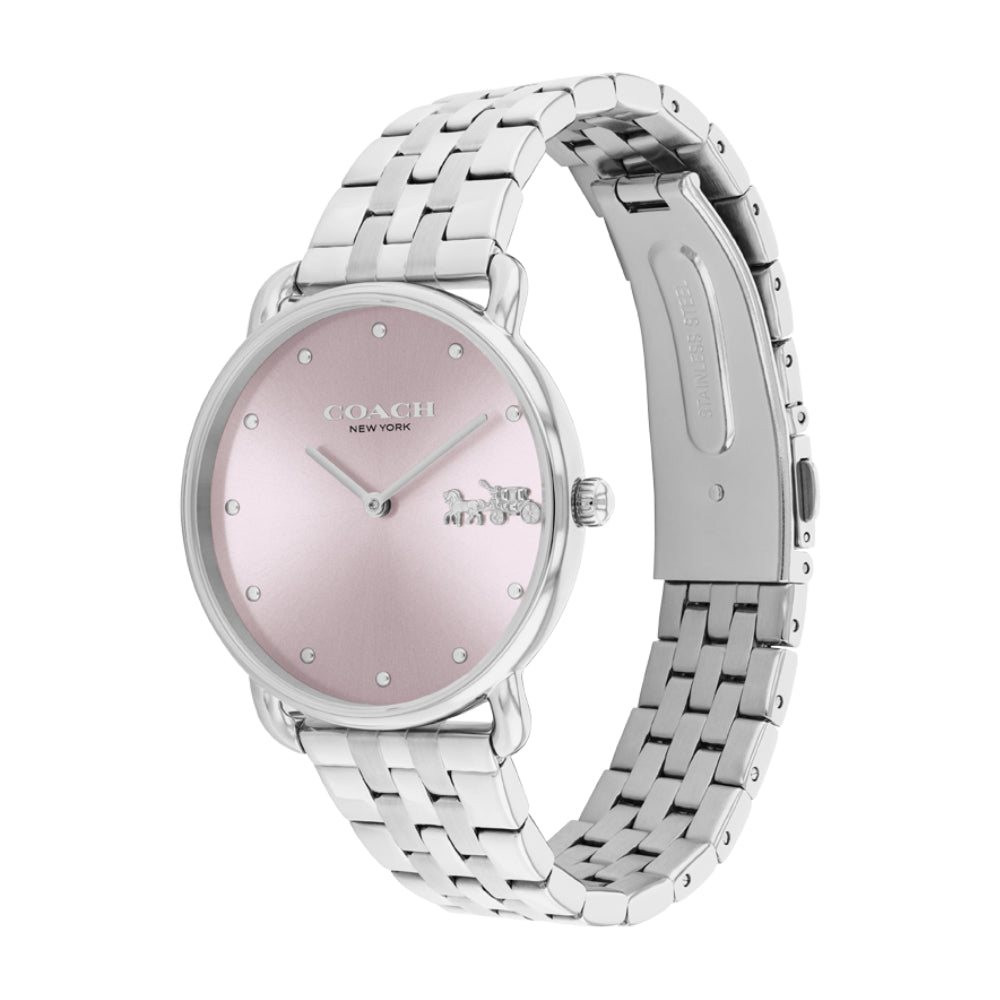 Coach Women's Quartz Watch with Pink Dial - COH-0043