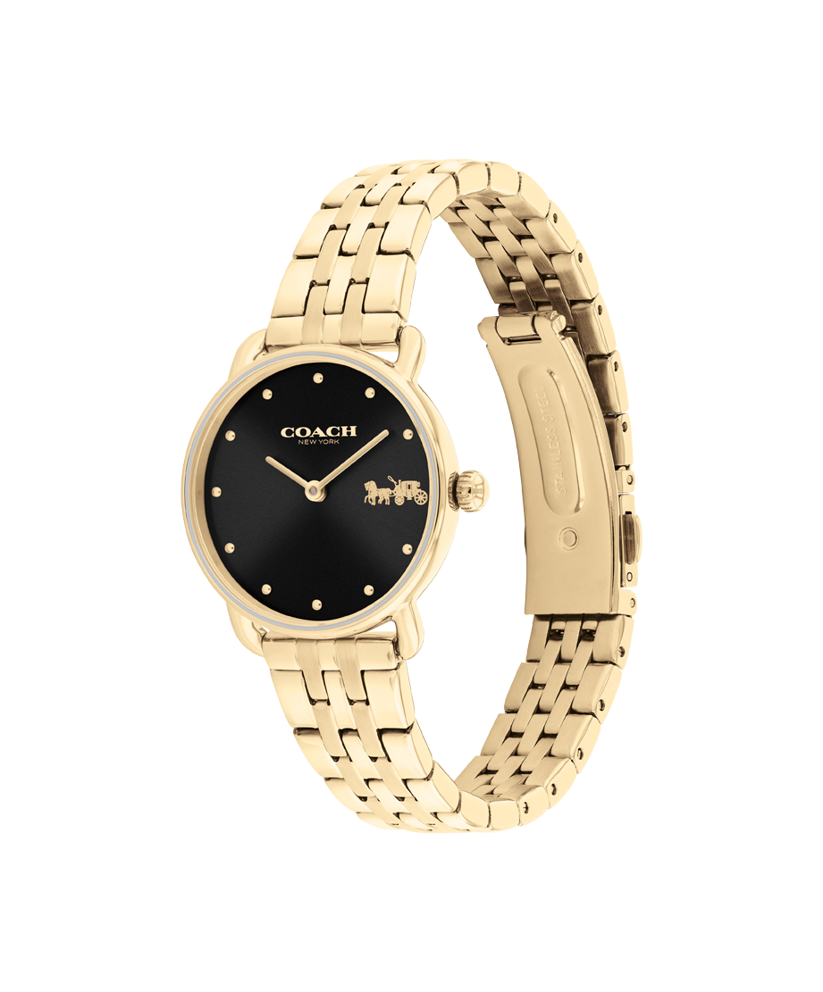 Coach Women's Elliott Classic Black Dial Watch COH-0060