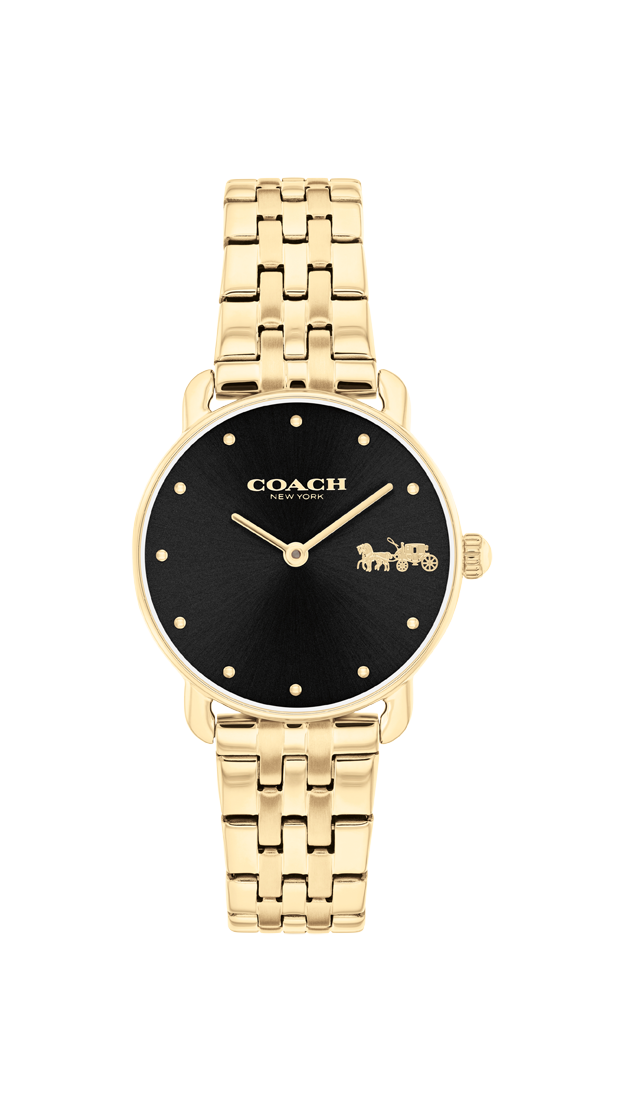 Coach Women's Elliott Classic Black Dial Watch COH-0060