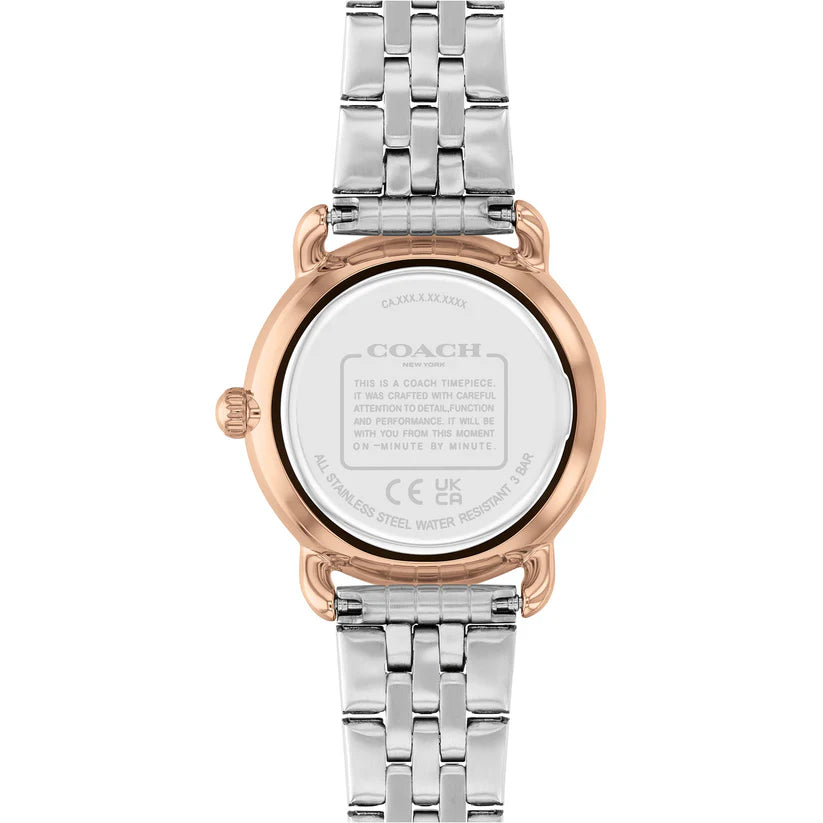 Coach Women's Elliott Classic Design Silver Dial Watch COH-0061