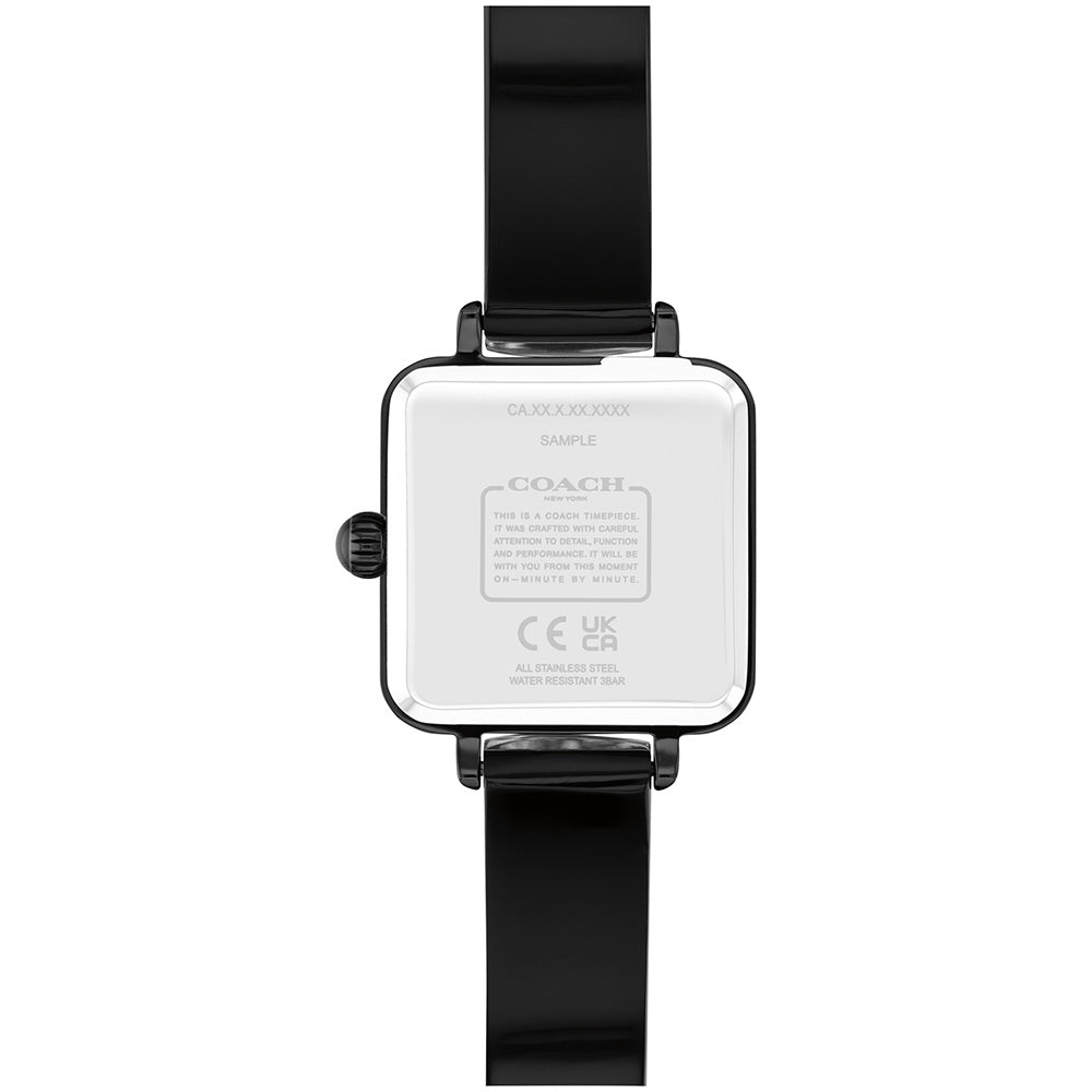 Coach Women's Watch Case Modern Black Dial COH-0062
