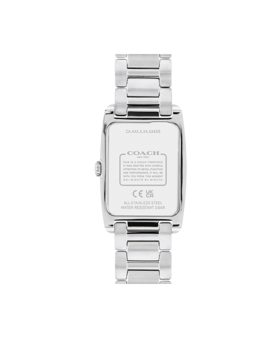 Coach Women's Race White Dial Crystal Watch COH-0065