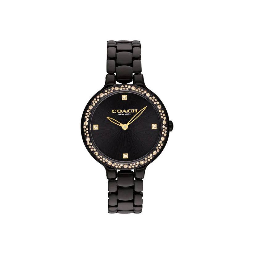 Coach Women's Chelsea Black Dial Watch COH-0074