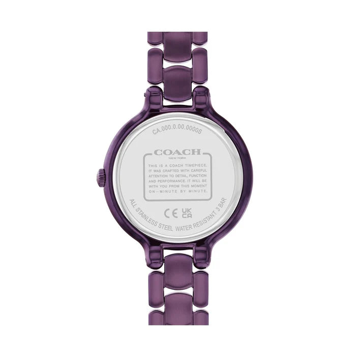 Coach Women's Chelsea Watch Purple Dial COH-0075