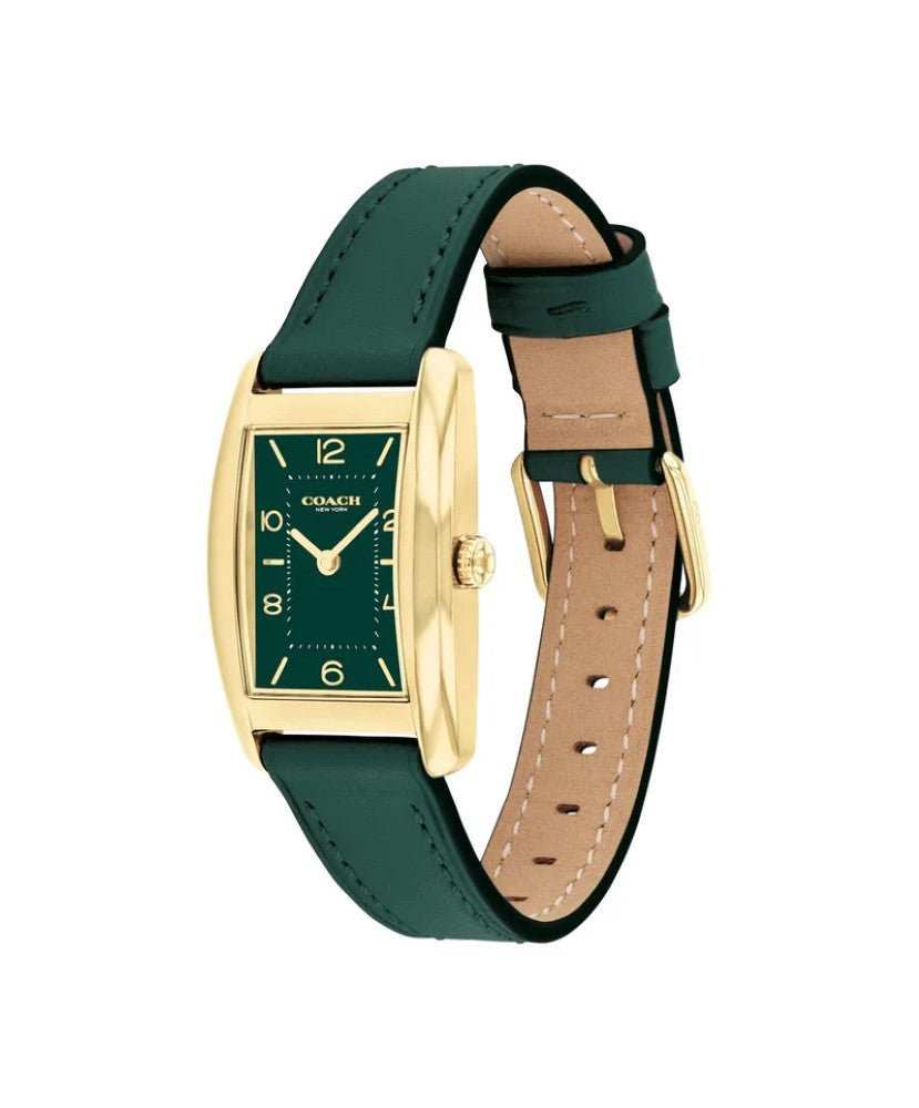 Coach Women's Race Green Dial Watch COH-0076